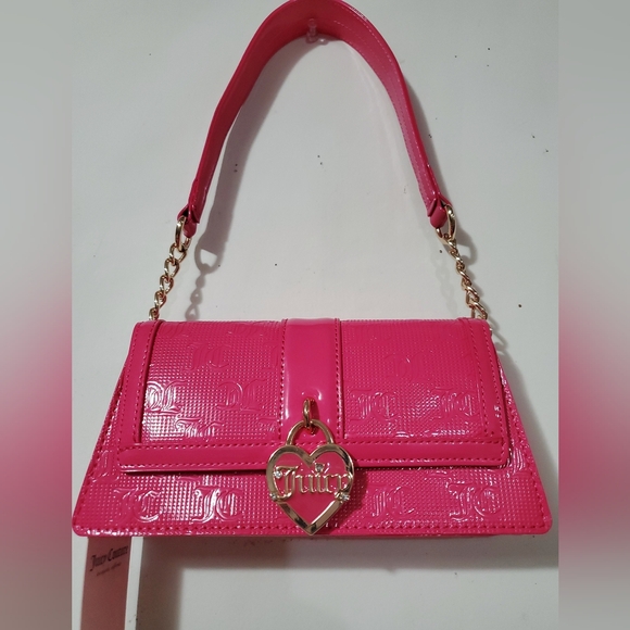 Juicy couture Pink Patent Leather Shoulder Bag - Picture 1 of 10